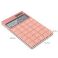 Deli - ENS041-Nusign Calculator Plastic-12 Digits Multi color. 