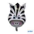 LARGE ANIMAL FACE FOIL BALLOONS l JUNGLE THEME BIRTHDAY DECOR. 