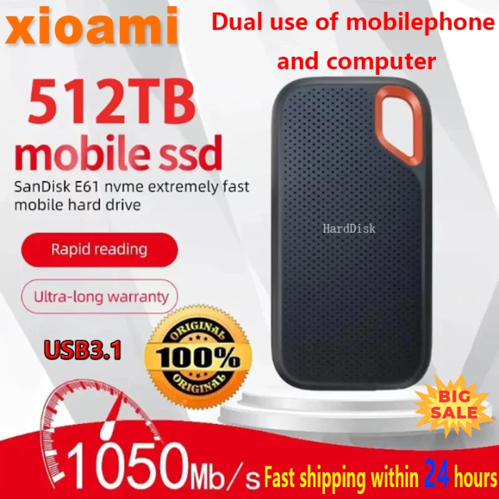 Disk HDD storage external hard drive suitable for TB USBTB 256 E60 1 suitable for Xiaomi hard drive mobile SSDTB 2TB 4TB 8 3.1 HD for laptop PS5 mobile hard drive
