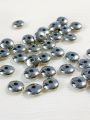 40 grams Silver Flat Plain Round Spacer Beads. For DIY Jewelry Making, Dress Accessories, Crafts, and Home Décor. 