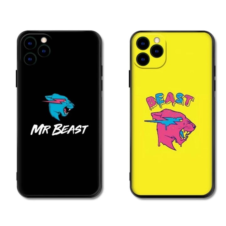 Anchor Up Mr Beast Soft Case For Iphone 13 12 11 Pro Max Mini 7 8 Plus Xr X Xs Max Se Phone Cover Fashion Tiger Fundas Capa