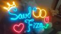 Gift for Him & Her - Couple Name Neon Sign Customized Gift - 10 Letter and Adapter -Best for Photography & studio lightning. 