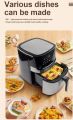 8 L Sokany Healthy Airfr yer SK-ZG-8042 | Electric oven 1700W, Oil free, Temperature control with digital display & multi-functions deep air fryer. 