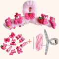 DIY Hair Clip Stickers with 10 Cute Charm Ingredients. 