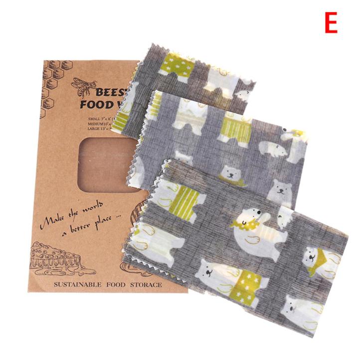 beeswax food wrap Sustainable Food Storage Organic Wrap Cling for Sandwich