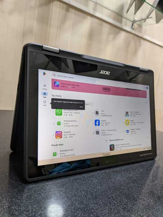 Acer Chromebook Spin 11 R751T -4GB/32GB- Touchscreen - 360 Rotatable - Playstore Supported - PubG Supported - Longer Battery Life