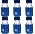 250ml Glass Round Media Storage Bottles With Screw Cap  Pack Of 01. 