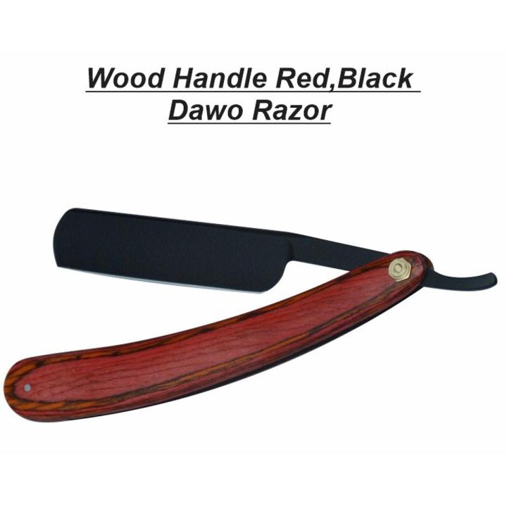 Without Blade Shaving Razor -Barber Razor Salon Razor Wood handle Cut Straight Razor - Ustra ( Light Weight)
