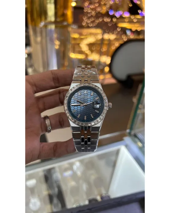 DANIEL%20POWTER%20Men%20Luxury%20Analog%20Watch%20Stainless%20Steel%20Bracelet%20Premium%20Business%20Wristwatch%20for%20Men%20Water%20Resistant%20Date%20Display%20Classic%20Black%20Blue%20White%20Dial%20Stylish%20Formal%20Casual%20Wear%20Original%20Designer%20Watch%20Gift%20for%20Men%20Trending%202026%20-%20Image%202