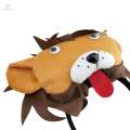 Kids Animals Costume Set Headdress for New Year Stage Performance Holiday Brown Coffee. 