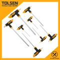 Tolsen 8Pcs Torx T-Handle Star Allen Hex Key Screwdriver Set (T10/T15/T20/T25/T30/T40/T45/T50) 20061. 