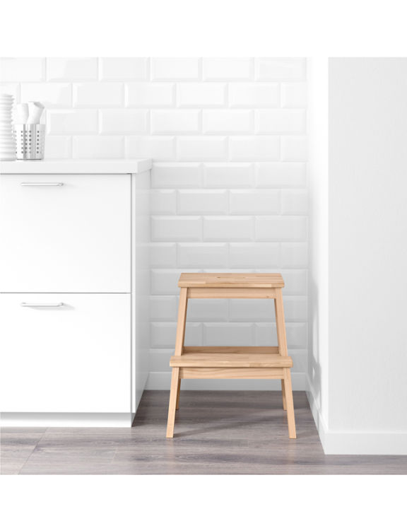 IKEA Step Stool - Wooden Beige