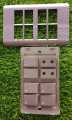 6 Switches+2 Sockets Electric China Fitting Sheet China Switch Board- Metal Series. 