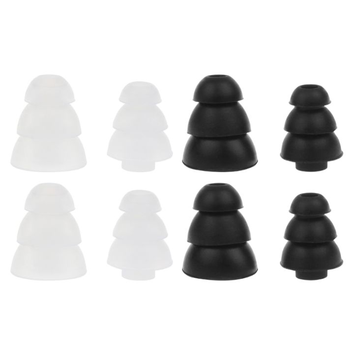 2Pair Headset Cover Ear Pads Earphone In-ear Buds Ear Tips Earbud Silicone Headphone Case Cushion for Shure E3C E3G E4C