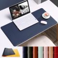 Double-side Portable Mouse Pad PU Leather Laptop Pad Antifouling Waterproof Desk Mat Big Mousepad Laptop Mat Office Mouse Mat. 