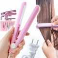 Travel Mini Hair Flat Iron Ceramic Plate Hair Straightener. 