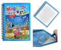 Only Magic Water Book - ( Toys Magic Water Bookand LCD Writing Tablet ) Set Best Gift to your kid - Reusable Doodle Book with Pen and Single Color Erasable, Educational Drawing Pad for Kids to Learn Art Skills.. 