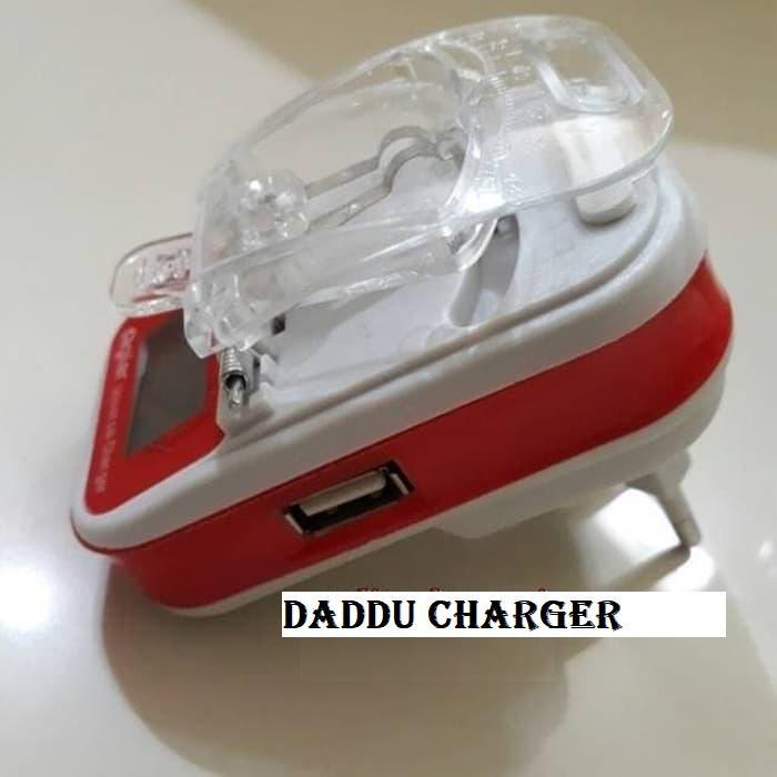 Universal Mobile Battery Charger aka Daddu Charger with LCD Display & Built-in USB Port