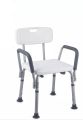 Shower chair (with arms) Bath stool | Bath chair Imported Height adjustable and Folding With Arms EUNOIA. 