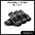 HamshMoc Dog Boots Breathable Dog Shoes Dog Booties with Reflective Straps Rugged Anti-Slip Sole Skid-Proof for Outdoor Running Hiking. 
