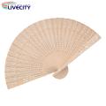 Sandalwood Folding Fan Portable Chinese Style Sandalwood Folding Fan Ideal for Catwalks Dance Performances Parties Exquisite Gift for Summer Southeast Asian Buyers' Favorite Wooden Hand Fan. 