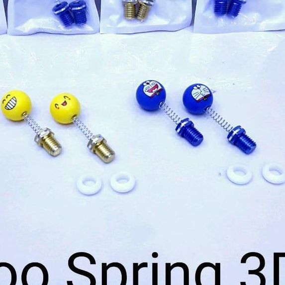 Emoji Screw Looking Glass For Bike/ Motorcycle screw emoji Slime (Latto Spring 3D)