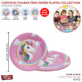 Cartoons Characters Printed Disposable Serving Paper Plates Collection For Kids Tableware Party Plate Sets Birthday Celebration Event Decoration Enjoy Deserts Cake Snacks In Boys, Girls Home & School Parties Attractive Designs Decorative Supplies. 