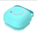 Exfoliating Silicon Body Scurb Brush with Soap Dispenser, 2 in 1 Ultra Soft Bath Sponge Shower Brush and Body Massage. 