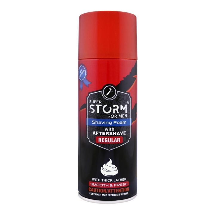 Storm Shaving Foam Regular | Regular Shaving Foam For Men Daily Shaving | 200ml