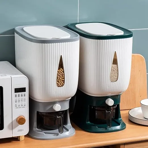 10Kg Automatic Rice Dispenser with Rinsing Cup Smart Rice Dispenser ...