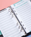 A6 Budget Binder Diy 12pcs Color Budget Sheets Replaceable Planner Notebook Accessories School Office Business Stationery. 
