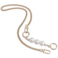 Pearl Purse Chain Strap Crossbody Bag Chains Strap Handbag Chain Replacement Leather Shoulder Bag Chain Straps Bag DIY Accessory. 