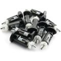 10Pcs Plastic Mounting Clip for Intel 4 Way CPU Coolers 1155 775 CPU Heatsink Mount Pin Push Screw Cooler Fan Fastener. 