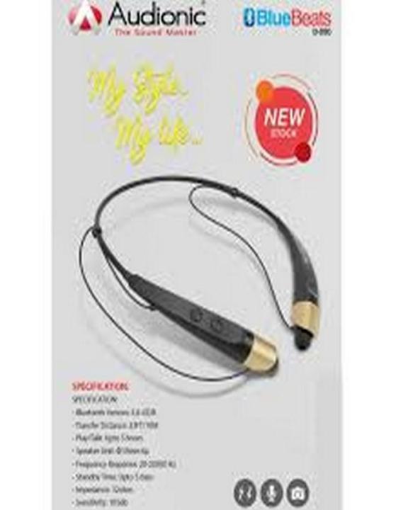 Audionic B880 NeckBand earphone handsfree - Black