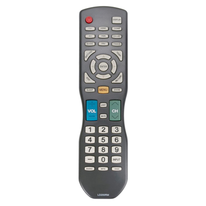 LD200RM Remote Control Replace for APEX TV LD4688T LE40H88 LD3249 LD3288T LD3288M LD4077 LE4077M LD4088 LD4688 LE3212 Durable Easy Install