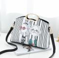Tyfi Ladies Leather Handbag for women/Fashion Hand bags/Tote Bag/cartoon satchel bag. 