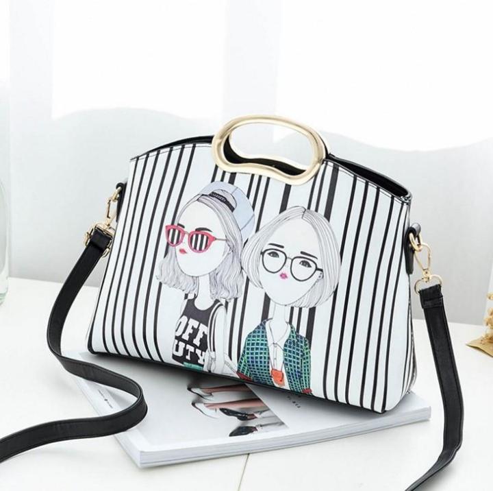 Tyfi Ladies Leather Handbag for women/Fashion Hand bags/Tote Bag/cartoon satchel bag