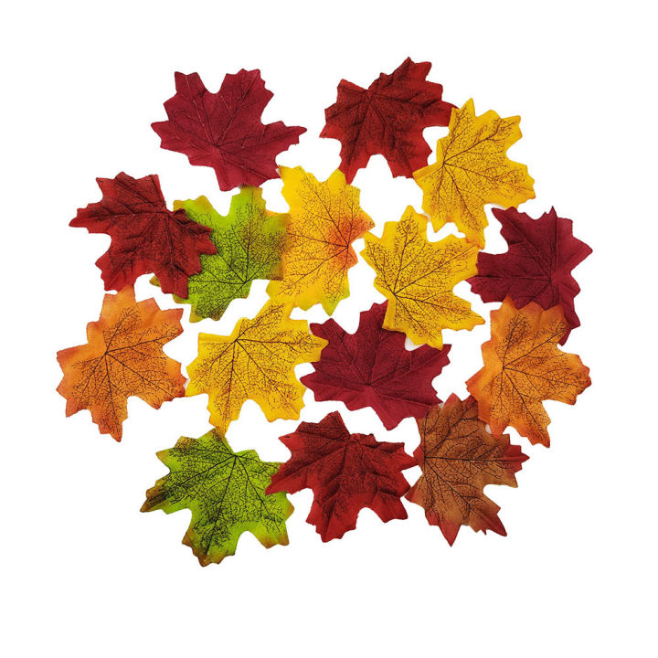 Silk Leaves Artificial Maple Leaf Diy Plants Vine Wedding Halloween Party Decoration Accessories