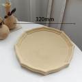 Wooden Vanity Tray Fruit Plate Display Perfume Food Makeup Dish Serving Tray. 