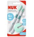 NUK Baby Dental Hygiene Training Toothbrush Set for 0-6 months (pack 1). 