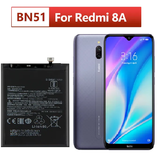 Redmi%208%20/%20Redmi%208A%20Battery%20Replacement%20Mi%20BN51%20Battery%20for%20%20with%205000mAh%20Capacity-Black%20-%20Image%203