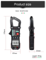 AC Clamp /Solar DC Meter WinAPEX 8204 Digital Clamp Meter AC Ampare DC Ampare Meter Clamp meter ET8204 Fully Automatic Digital Clamp Meter By GBS. 