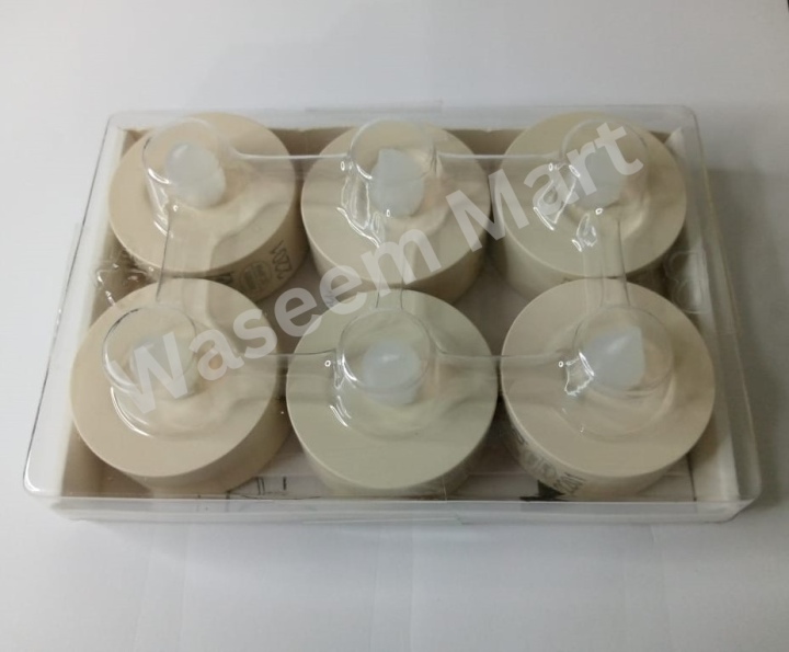 IKEA Godafton LED Tealight Battery Operated Natural Pack of 6