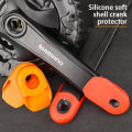 2 Pcs Silicone Bike Road Bike Crank Arm Skin Protectors Sleeve Cover Boot Cap. 