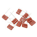 Guitar Capacitor Guitar Capacitor Replacement Dark Red 10Pcs For Electric Bass. 