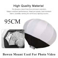 65cm / 95cm Foldable Lantern Softbox, Portable Ball Shape Soft Box Compatible for Godox Neewer Speedlite Studio Strobe Flash Light(Bowens Mount) ML-60 SL-60. 