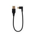 Micro USB Type C Fast Charging L Shape Cable for Sumsang Galaxy S21 S20 Huawei Type-c L Elbow Android Mobile Phone Wire. 