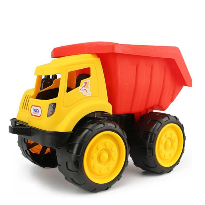 Big Size Construction Vehicle Dump Truck Toy Playing with Sand