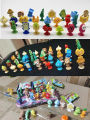 Cute Coles Stikeez Lidl Figures Mini Sucker Elf Fruit Vegetable Bread Food Dolls Original Cute Toy TPR Collection for Children. 