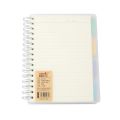 Transparent Cover Multi Subject Notebook. 